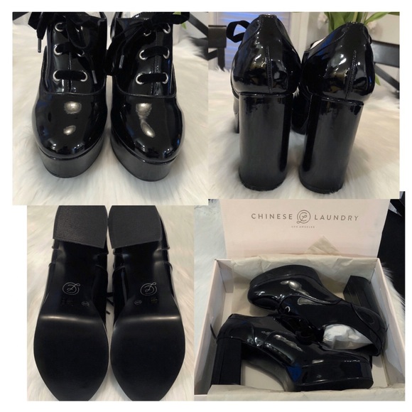 Patent Lace-Up Pump NIB Chinese Laundry - Picture 6 of 7